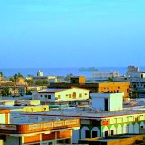Bosaso City in the Puntland region of Somalia, 2004. Now Somalia's largest city Bosaso City in the Puntland region of Somalia, 2004. Now Somalia's largest city