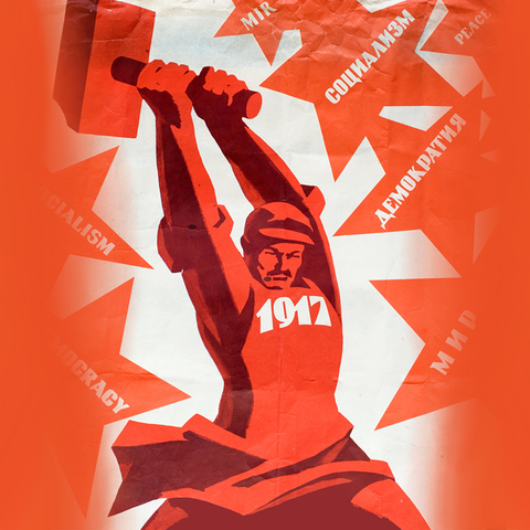 1917 Socialist-Realist worker