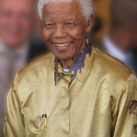 Former South African President and Political Leader Nelson Mandela in 2008 Former South African President and Political Leader Nelson Mandela in 2008