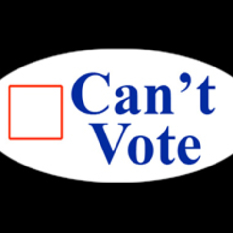 sign that states - can't vote